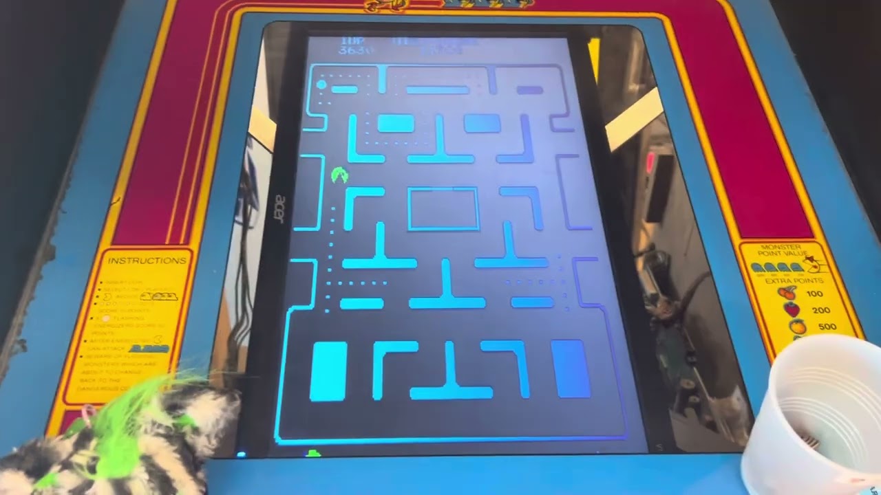 Bally Midway 1982 Ms pac-man arcade at Joe’s playland (another one)