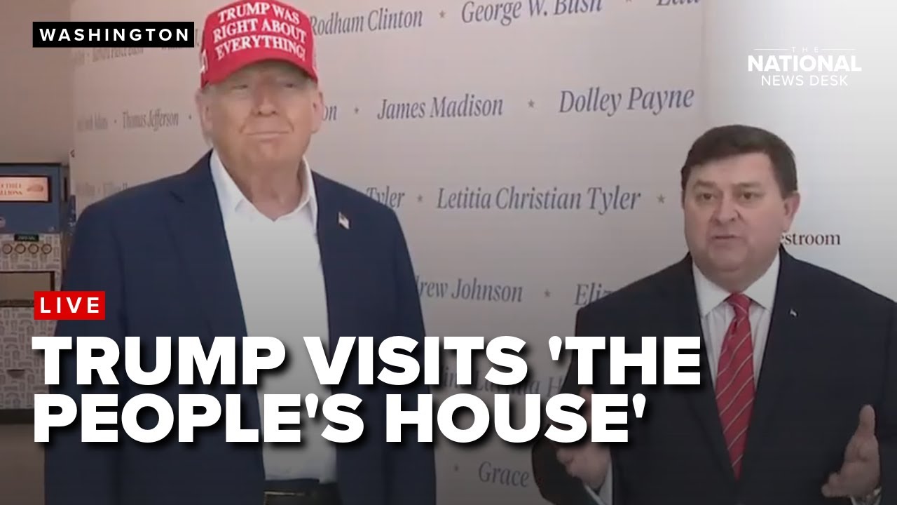 Trump's surprise stop at D.C. White House museum