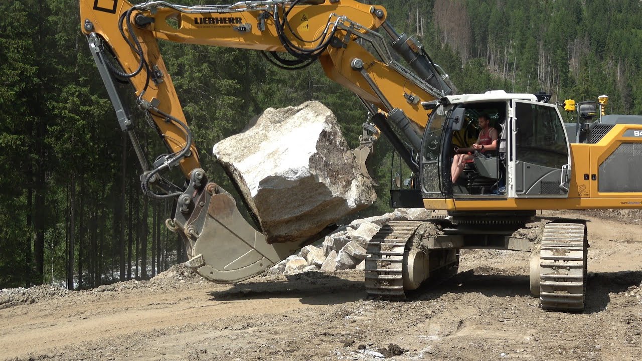 ⚠️ Dam Safety Construction ⚠️ LIEBHERR R945 VA / CAT 336 / CAT 340 / LIEBHERR R950 / LIEBHERR R924