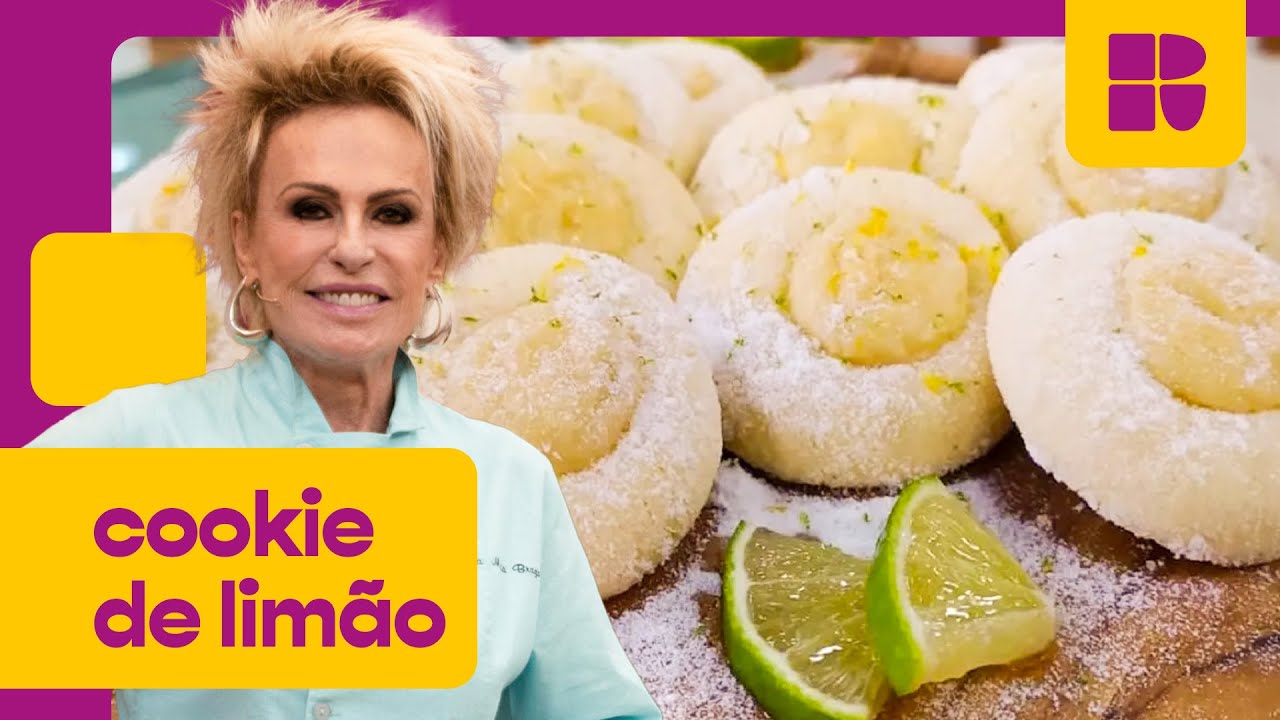 Biscoito com BRIGADEIRO de LIMÃO! | Ana Maria Braga | Mais Você