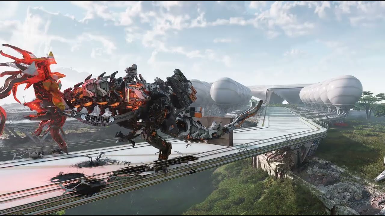 Melee specter prime vs. Thunderjaw - Horizon Forbidden West 