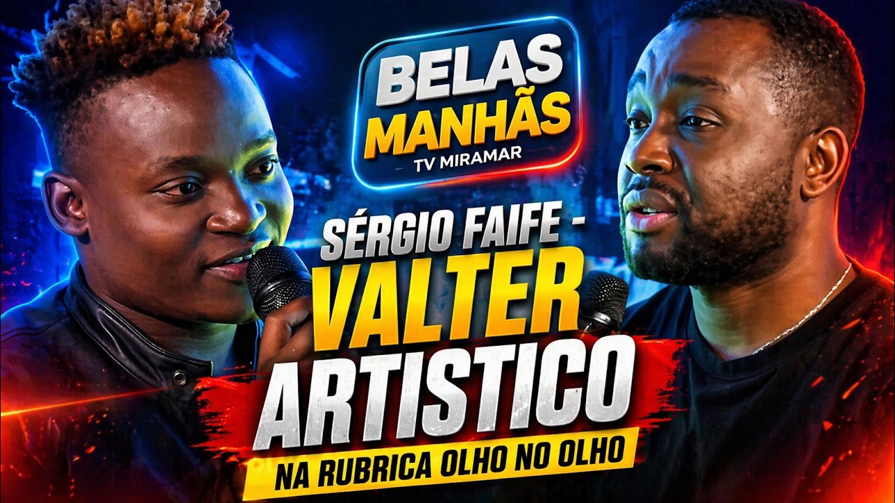 S&eacute;rgio Faife - VALTER ARTISTICO na rubrica OLHO NO OLHO - Programa Belas Manhas - TV Miramar