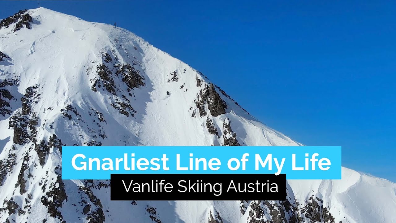 Самая крутая лыжная трасса в моей жизни | Vanlife Skiing Hintertux Austria