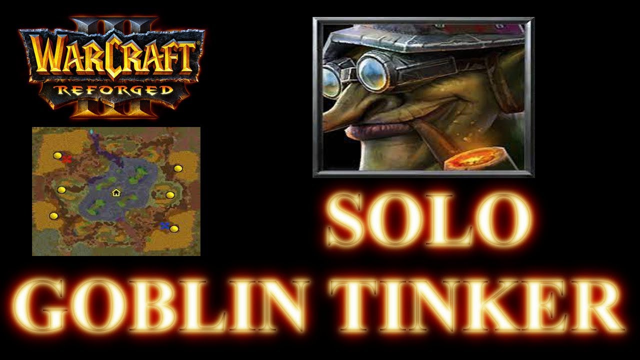 Goblin Tinker Solo⚫Undead vs Human | Full 1on1 Warcraft 3 Reforged Gameplay