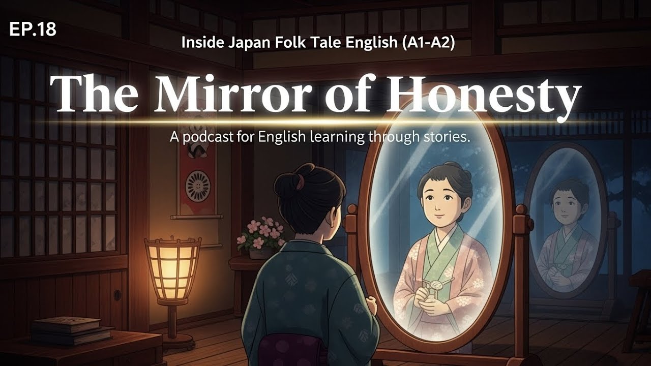 EP.18 The Mirror of Honesty | Japanese Folk Tales in English (A1-A2)