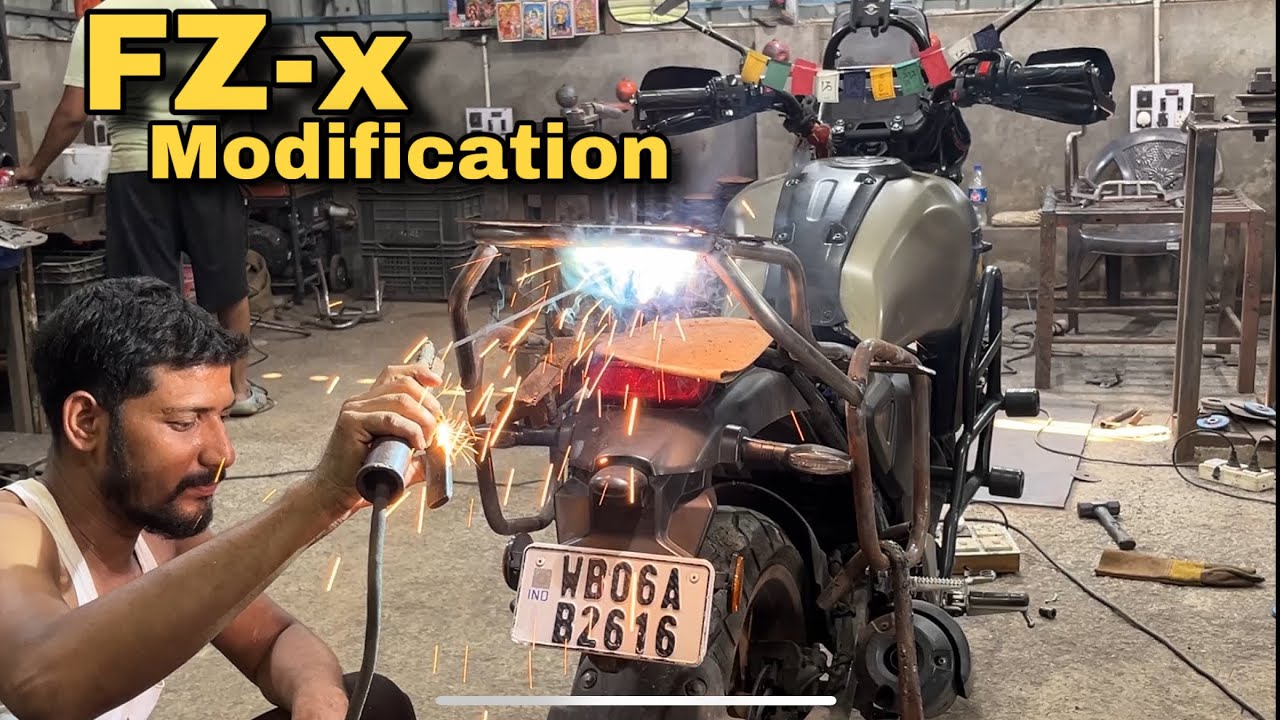 Yamaha FZ-X Top rack and Saddle stay loaded for next trip | The chain Gang |