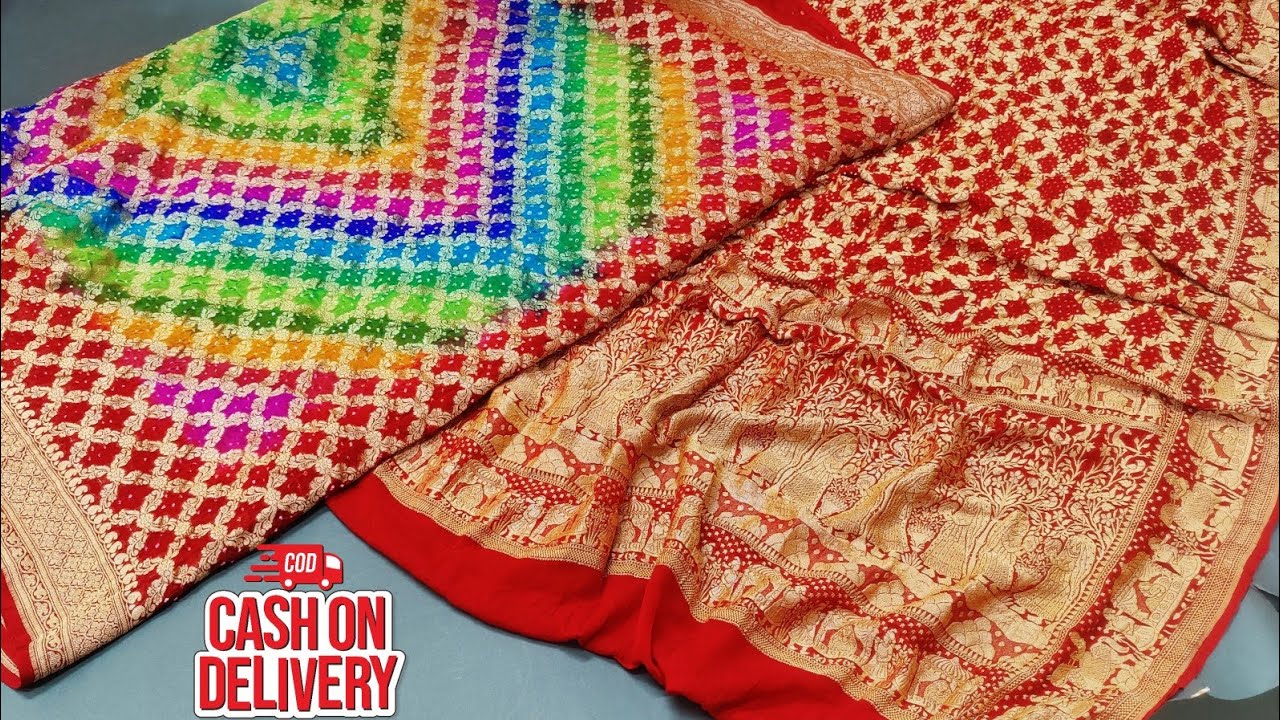 🔥 KCPC Exclusive Bandhani Sarees #gajisilk #ghatchola #khaddigeorgette #bandhej #handloom #banarasi