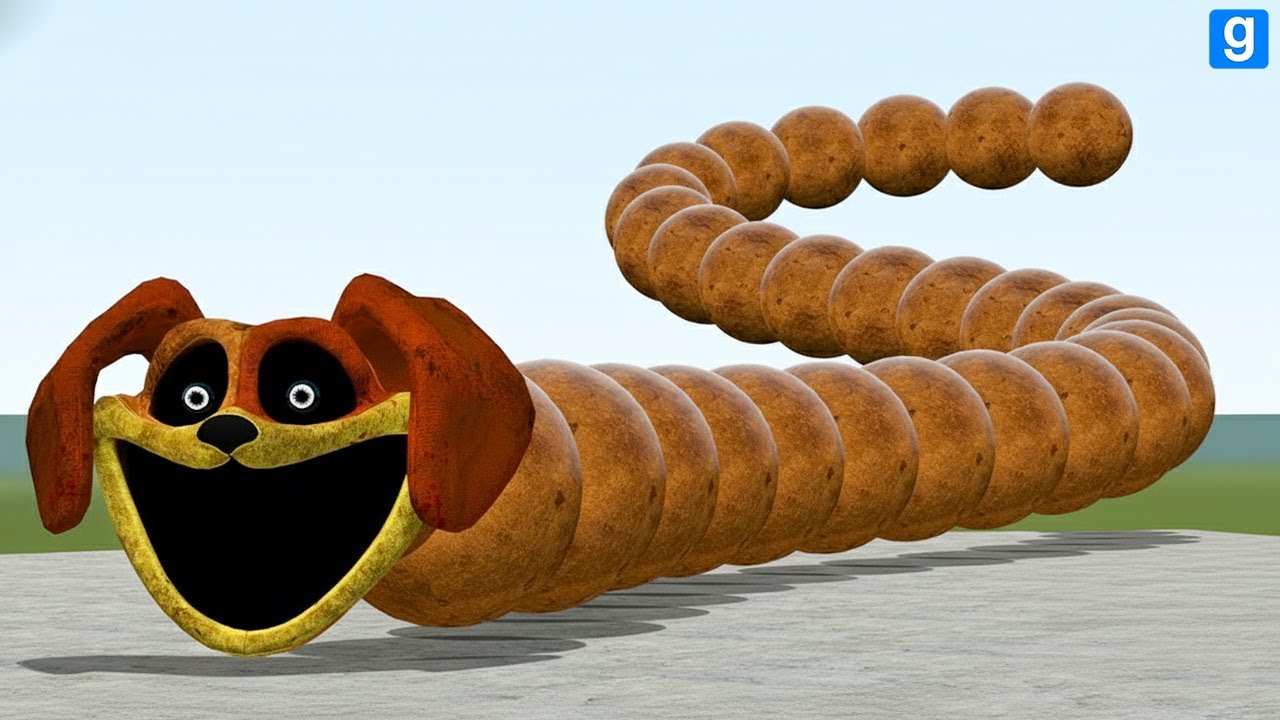 WHAT IF DOGDAY BECOMES HUNGRY DOGDAY WORM FOR ROBLOX In Garry's Mod!