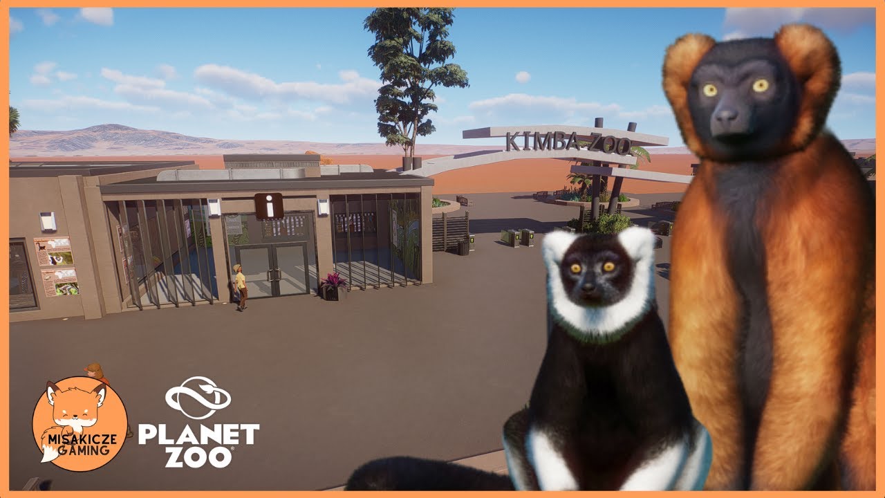 Building a Beautiful ENTRANCE with Enclosure for LEMURS! | Ep. 1 | Speed Build | Planet Zoo 🦒 |