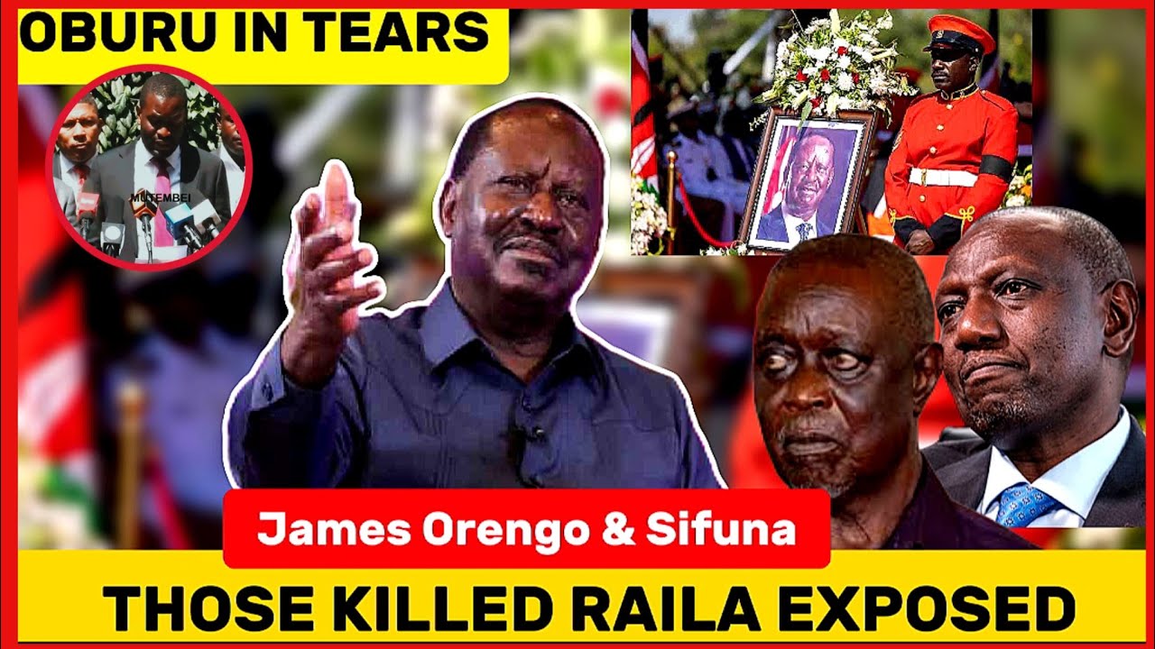 OBURU IN TEARS!! SIFUNA & HJAMES ORENGO OPENS WAR SET TO NAME RHOSE KILLED RAILA ODINGA!!