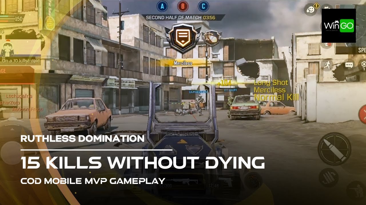 Ruthless Domination | 15 Kills Without Dying 🔥🎮 | COD Mobile MVP Gameplay #ruthless #codmvp #codm