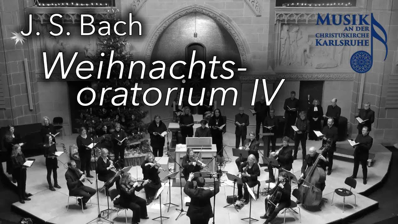 J. S. Bach Weihnachtsoratorium Teil IV | Gortner | Hug | Live | #christuskirchekarlsruhe
