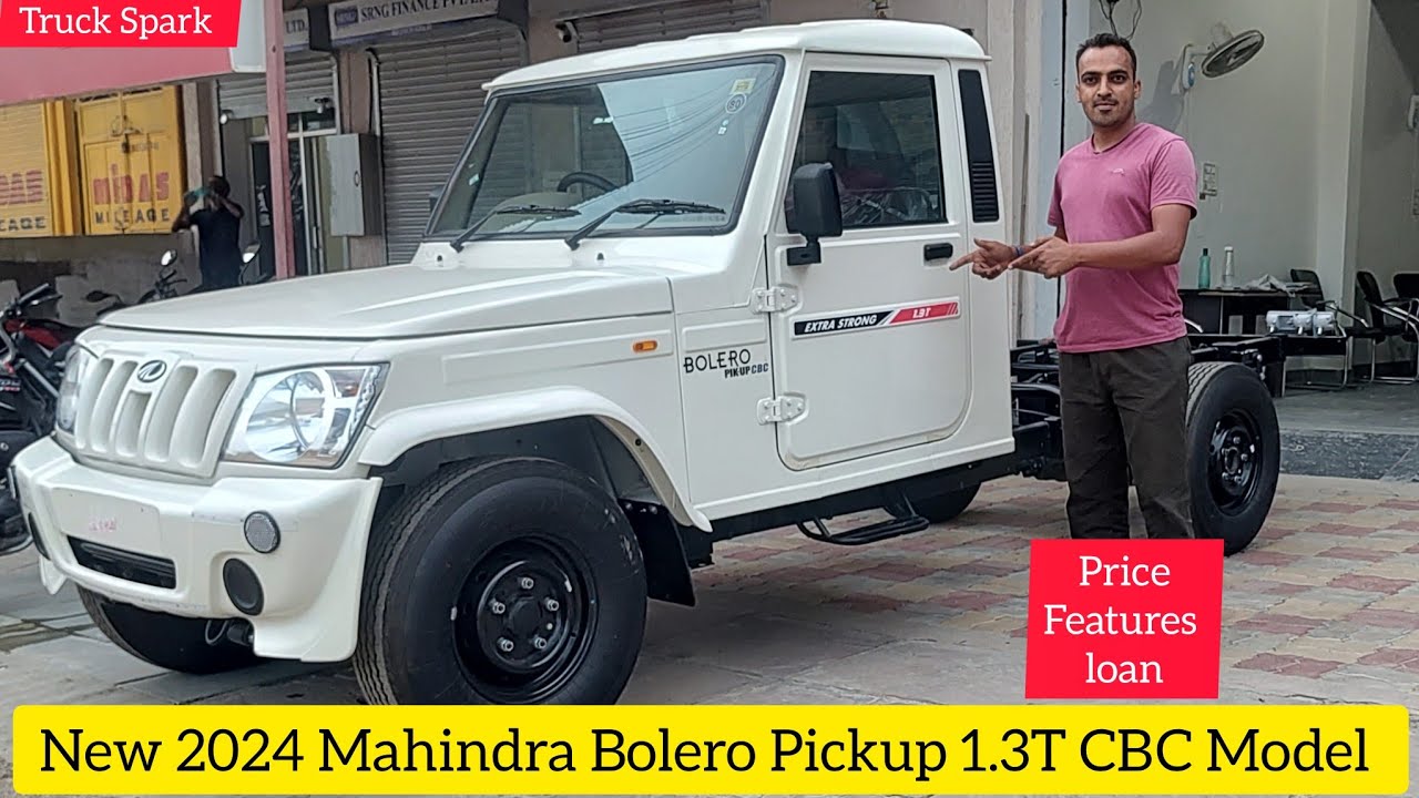 All New 2024 Mahindra Bolero Pickup 1.3T CBC Model|| Price & Features|| #truckspark #mahindrabolero
