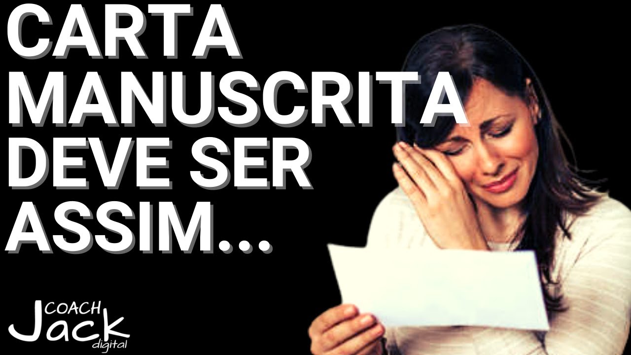 Carta Manuscrita deve ser feita assim Aprenda como fazer e quando enviar