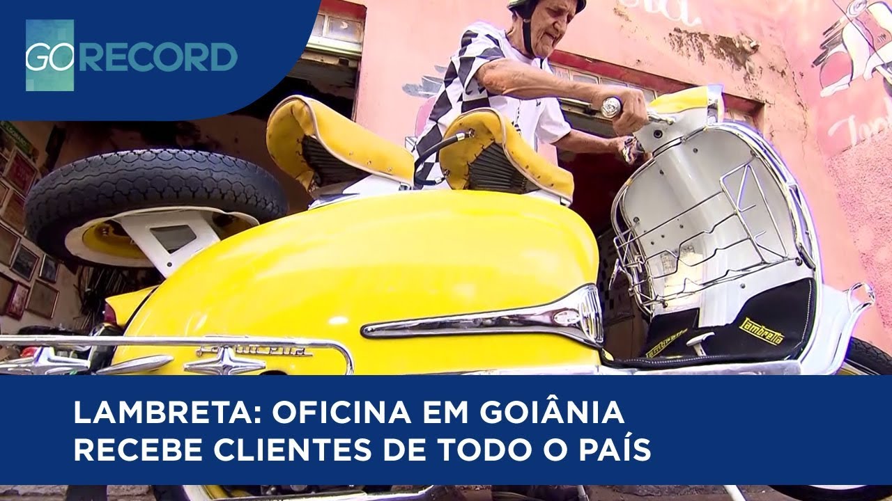 LAMBRETA: OFICINA EM GOIÂNIA RECEBE CLIENTES DE TODO O PAÍS