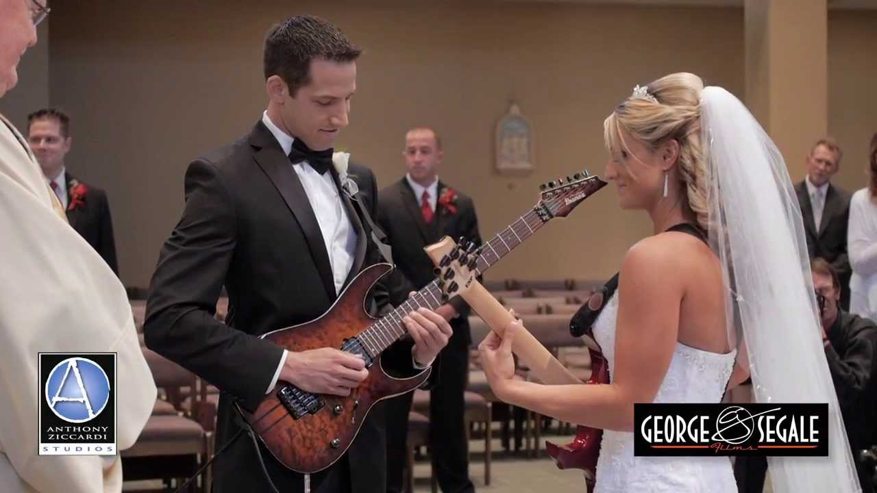 Guitar Bride and Groom: Fun and Unique Church Ceremony Wedding Entrance- Canon in D