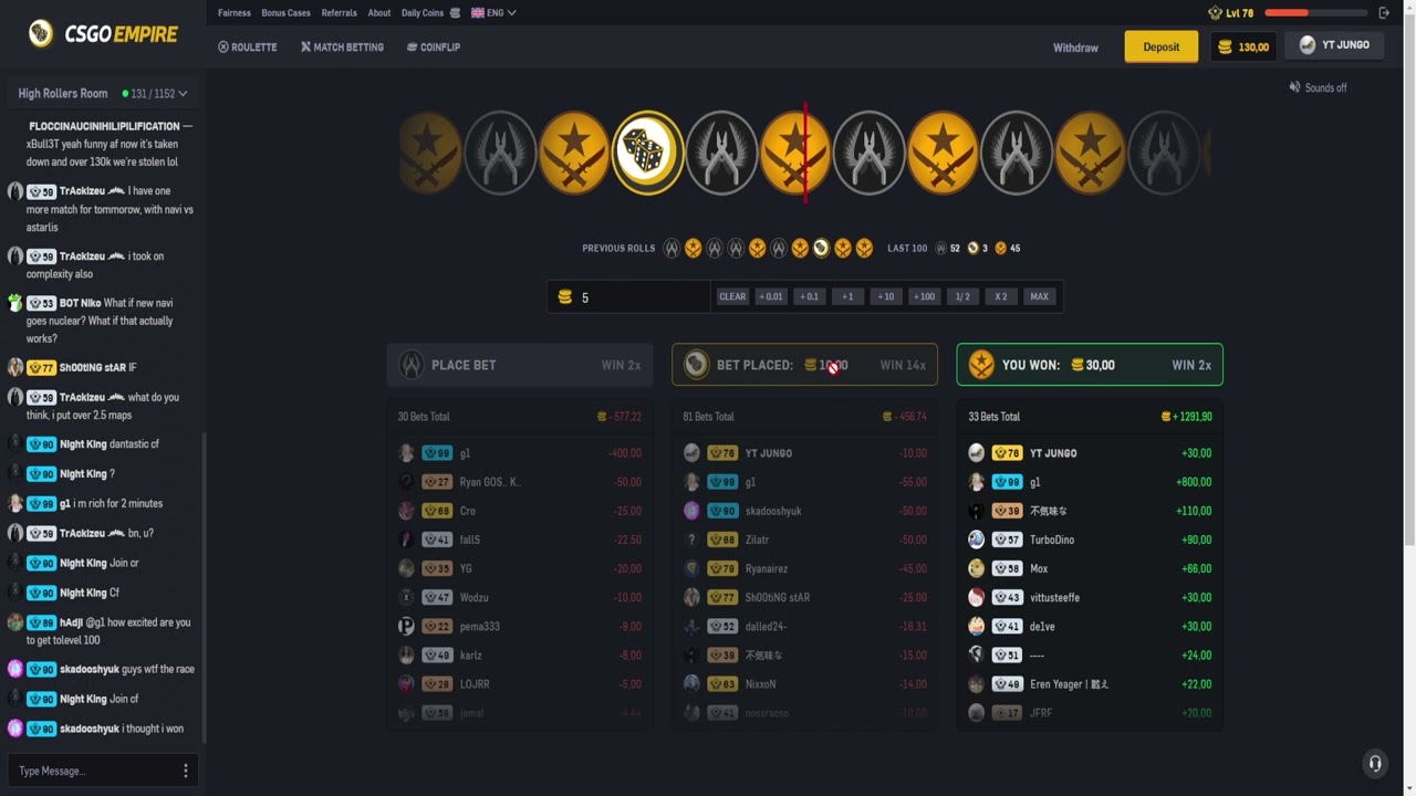 CSGOEmpire - DICE chyba jest na wakacjach  💰 | #csgoempire #gaming #csgo #skins #dice
