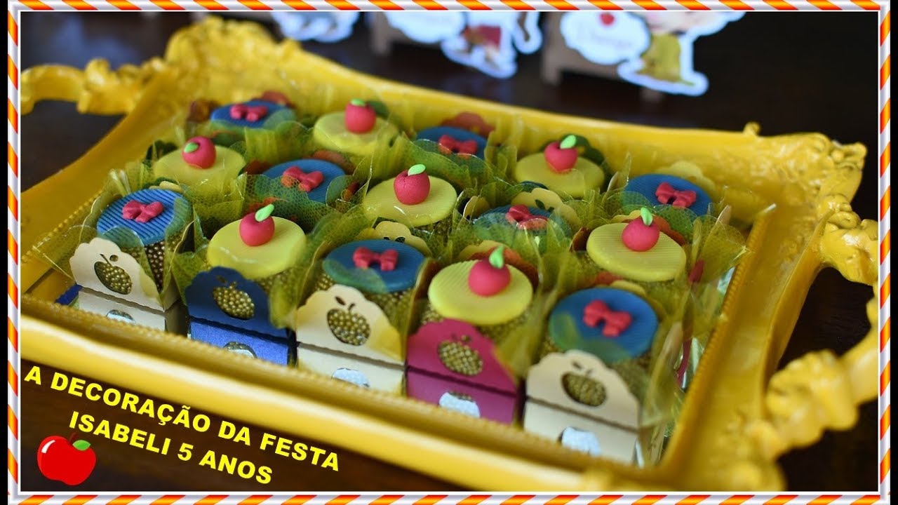 DECORAÇÃO FESTA BRANCA DE NEVE I DICAS DE DECORAÇÃO I MAMÃES FESTEIRAS I O MUNDO DA BELI 🐨💕