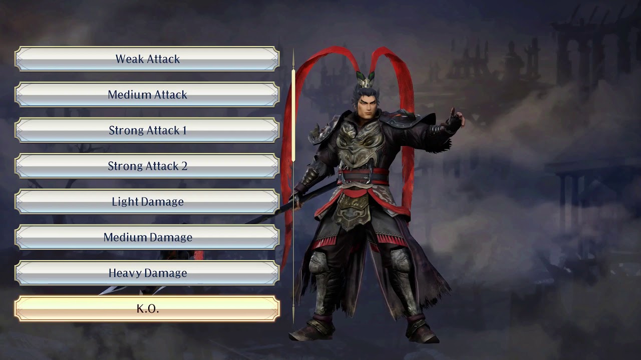 Warriors Orochi 4 - All KO Voice Compilations