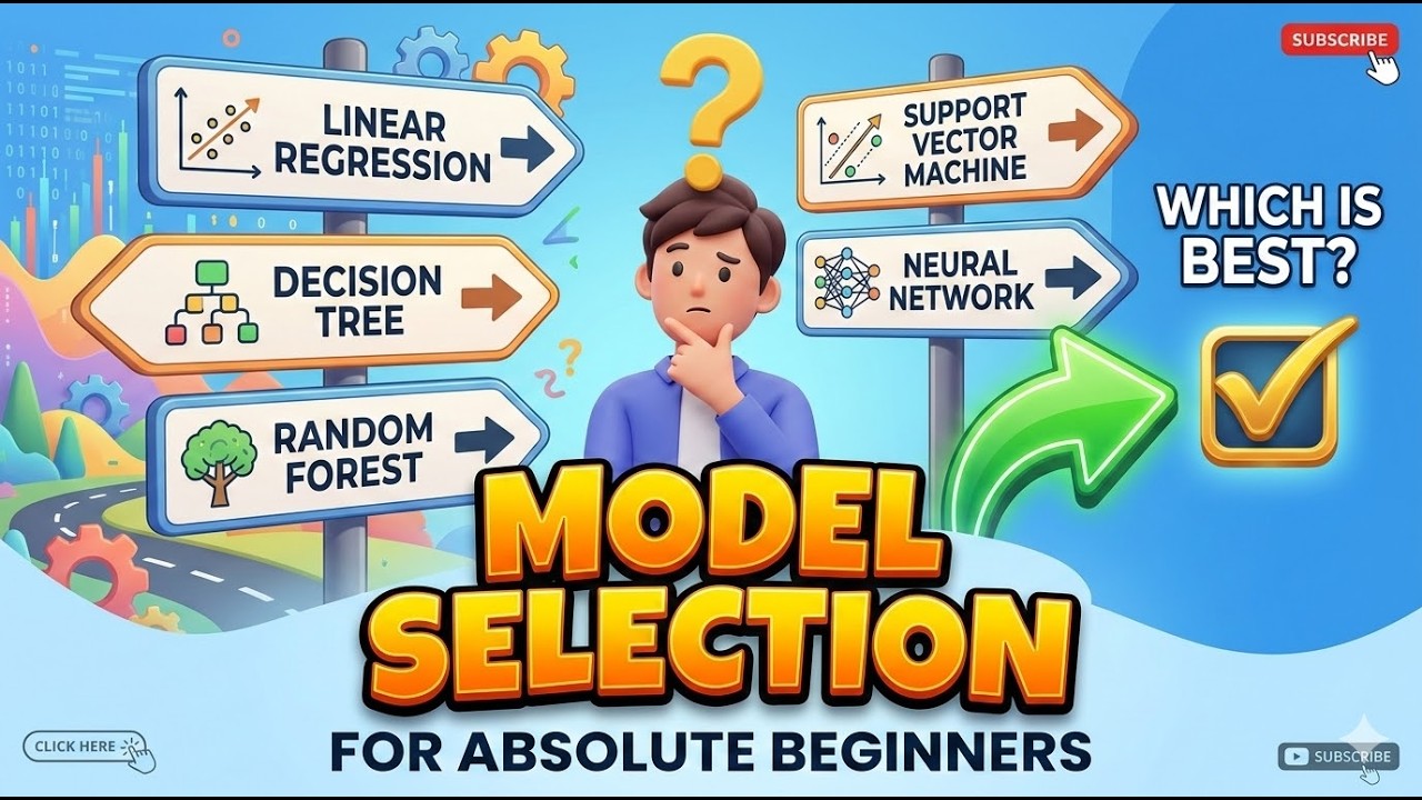 Machine learning Model Selection for Absolute Beginners