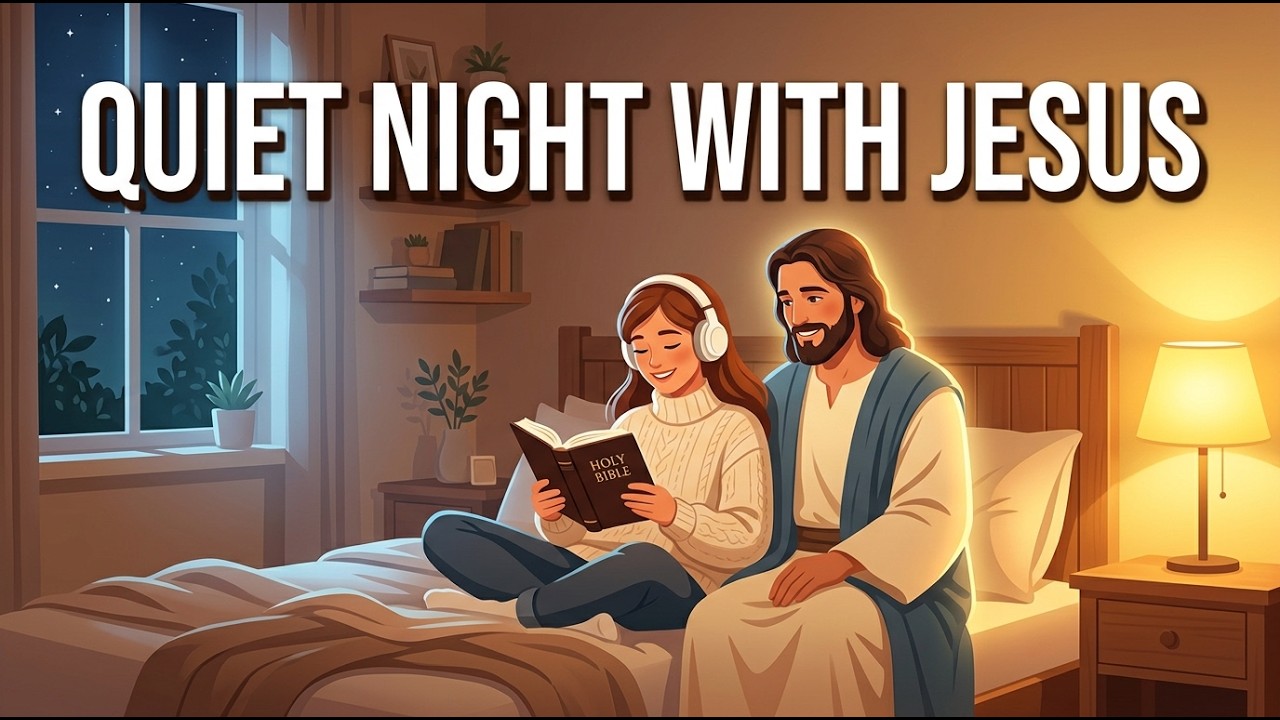 Quiet Night With Jesus 🌌 | Christian Study Music for Focus, Sleep & Prayer