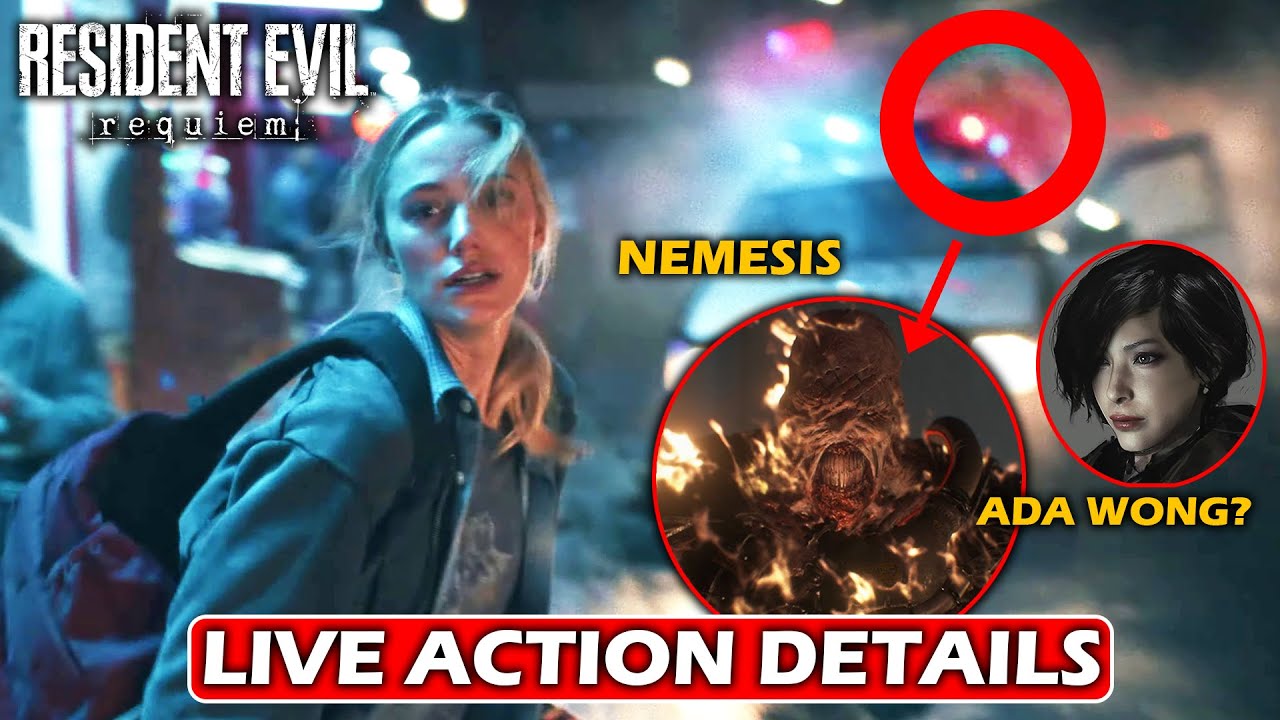 RESIDENT EVIL REQUIEM - Hidden Details In Live-Action Trailer - Ada Wong? & NEMESIS!