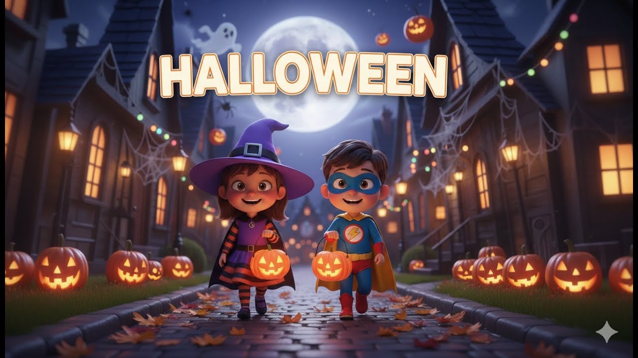 Happy Halloween Song for Kids | Trick or Treat | Halloween Kids Cartoon #magicplayhouse