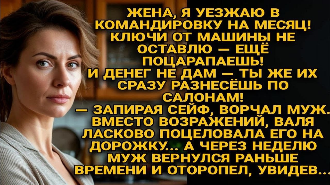 Муж уехал без денег и ключей , а вернулся — и сам не понял, кто тут теперь хозяин
