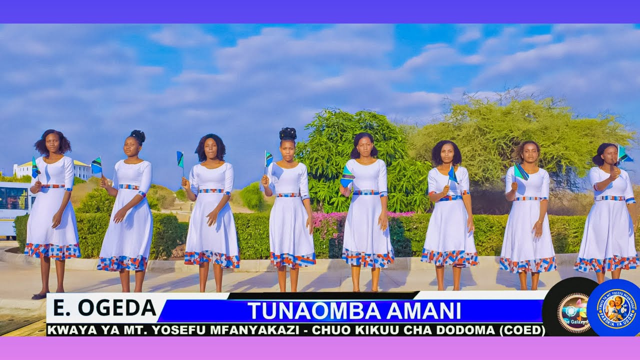 TUNAOMBA AMANI  By E.Ogeda(Official video):Kwaya Ya Mt.Yosefu mfanyakazi-UDOM