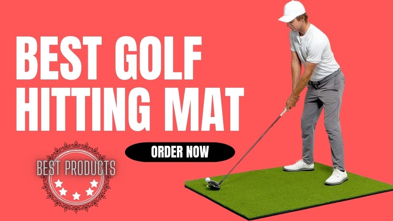 golf hitting mats 5x5 best golf Artificial Turf Mat for Indoor/Outdoor Practice|GoSports Hitting Mat