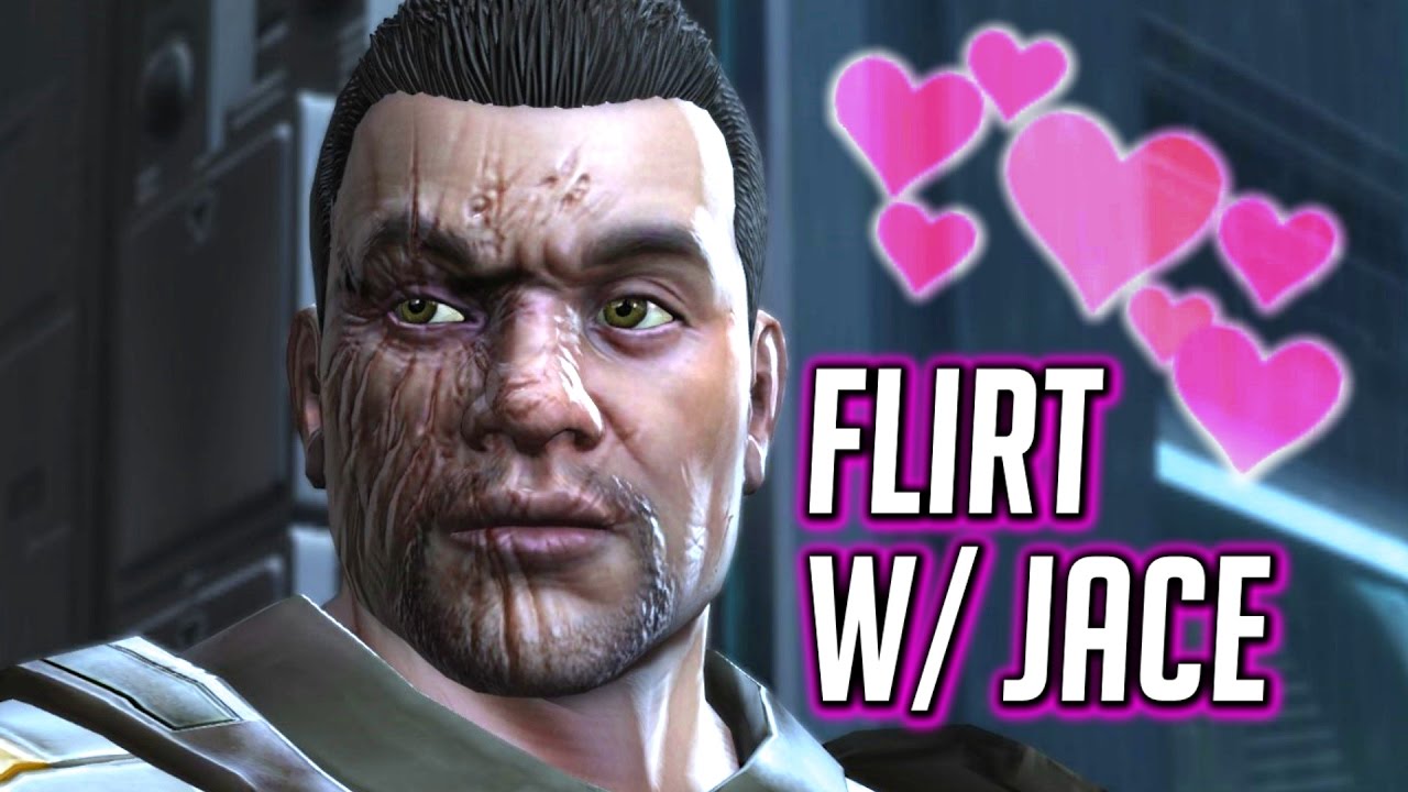SWTOR 💖 Gay Flirts with Jace Malcom infront of his son - Theron Shan