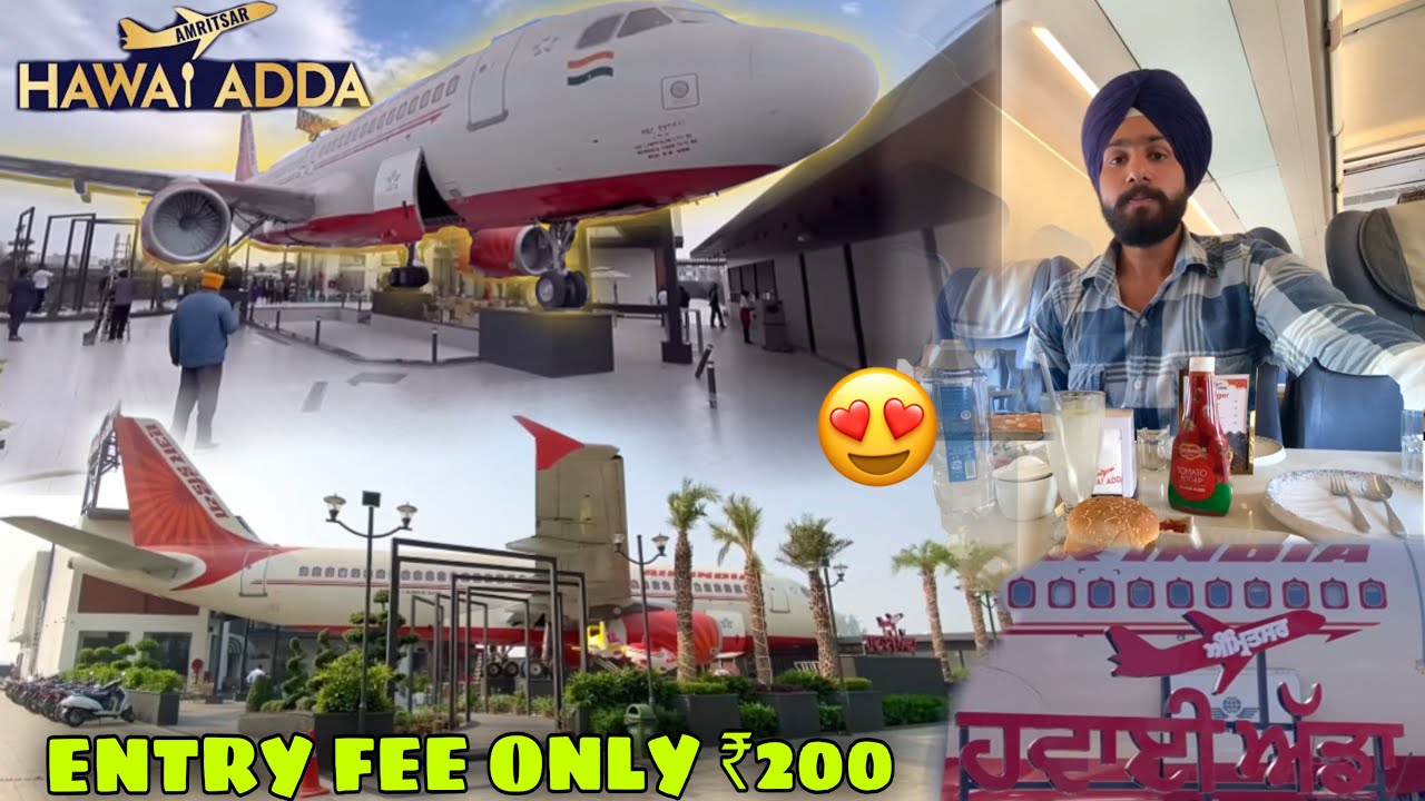 Aeroplane Restaurant in Amritsar jandiala ✈️