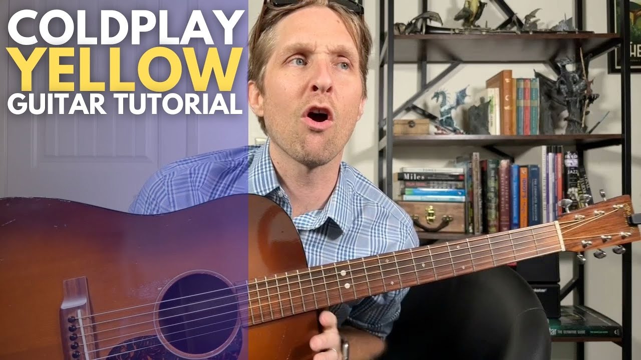 Yellow by Coldplay Guitar Tutorial - Guitar Lessons with Stuart!