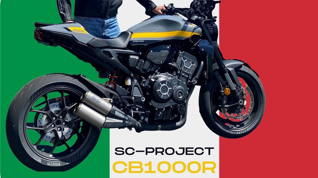 CB1000r full exhaust PURE sound  POV ride south Italy