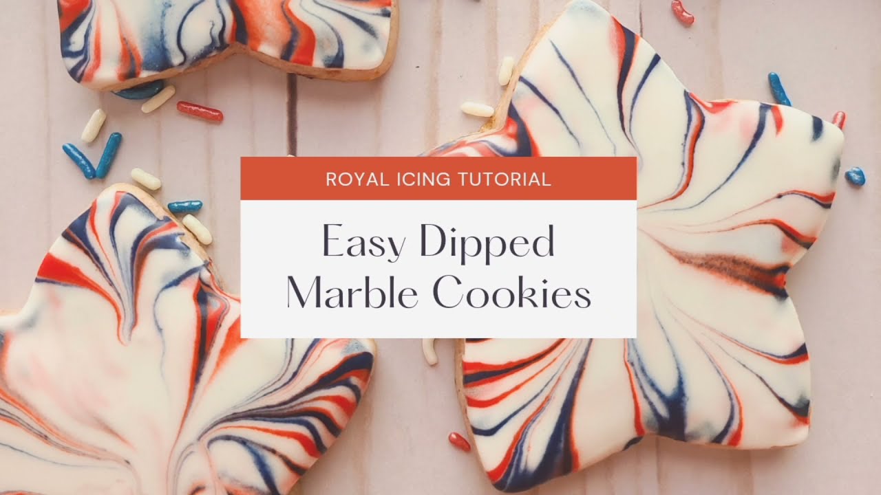 Marbled Royal Icing Tutorial