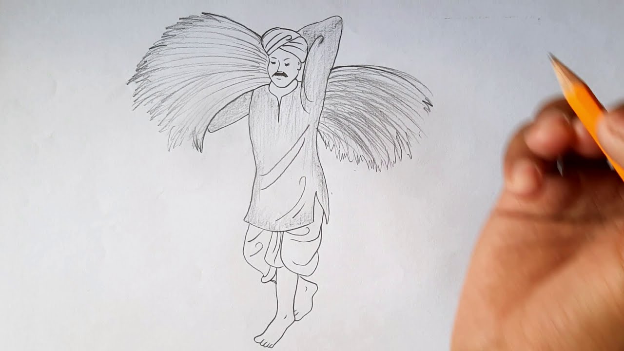 How to Draw Memory Drawing of Farmer working in Field l Farmer Drawing l Memory Drawing