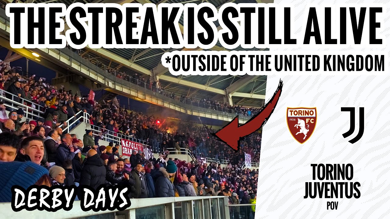 My POV of The Derby Della Mole - Torino vs Juventus (11.01.2025) - Turin, Italy