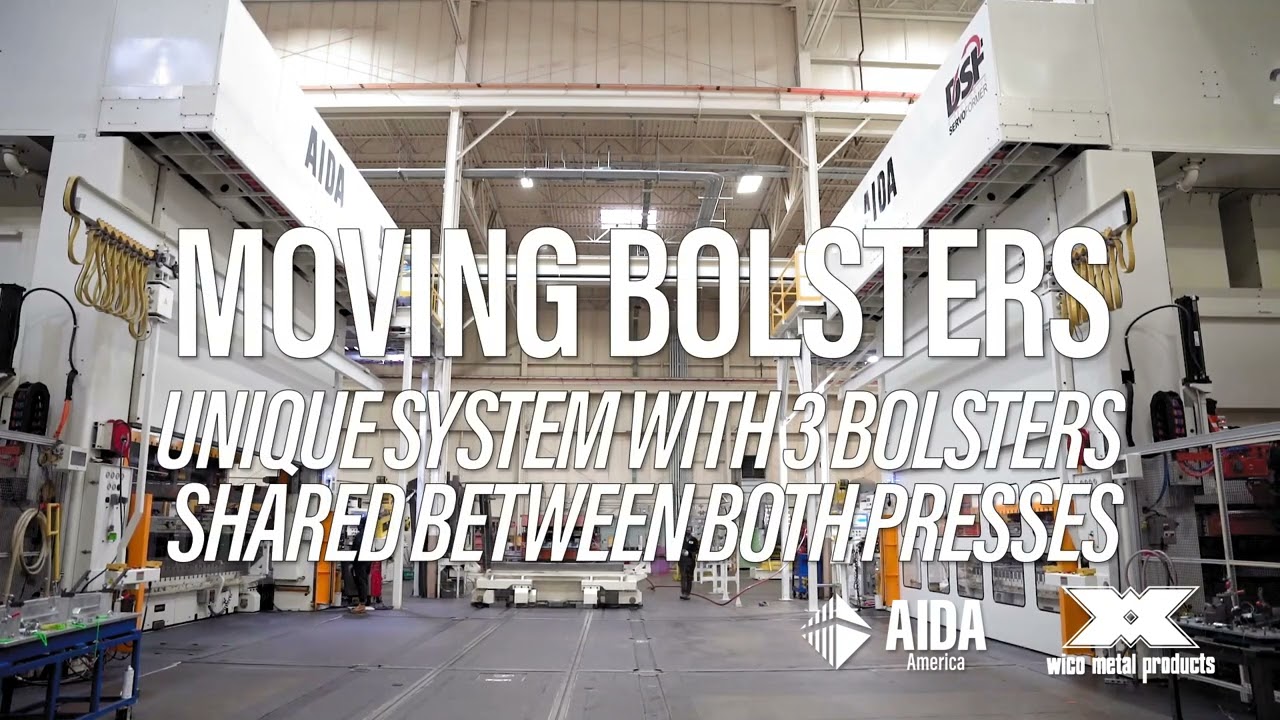 Twin 2,000 Ton Servo Transfer Presses | AIDA-America | Wico Metal Products