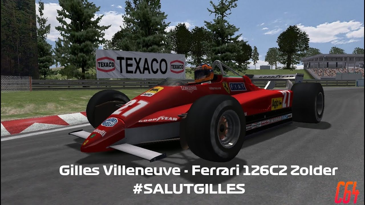 Gilles Villeneuve - Ferrari 126C2 Zolder #rFactor #salutgilles