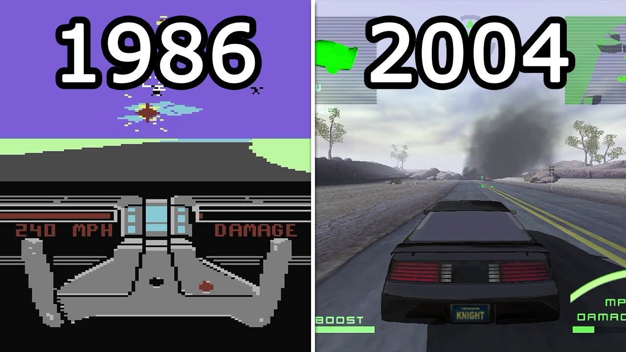 Evolution of Knight Rider Games (1986-2004)