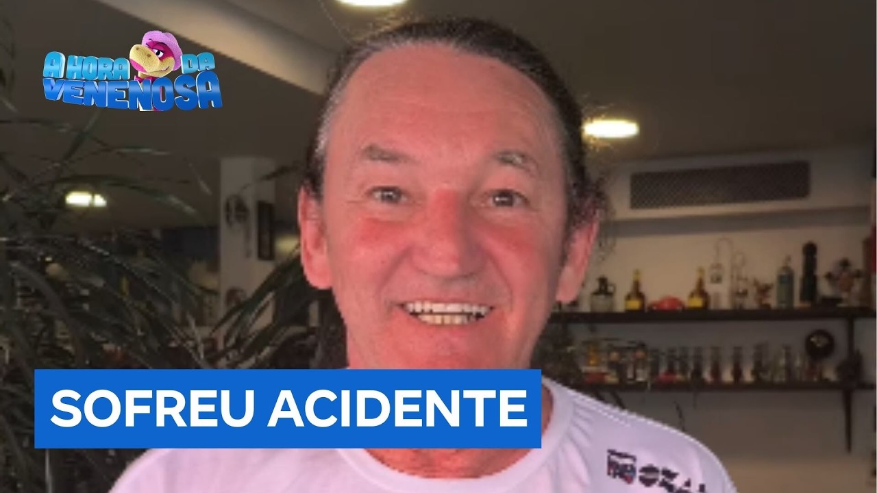 Humorista Marquito sofre acidente de moto e é internado em coma induzido