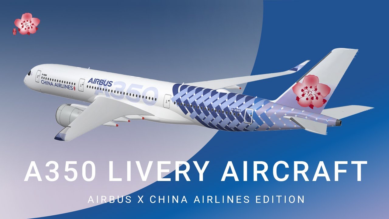中華航空「A350 空中巴士聯名彩繪機 公開美麗蛻變過程」