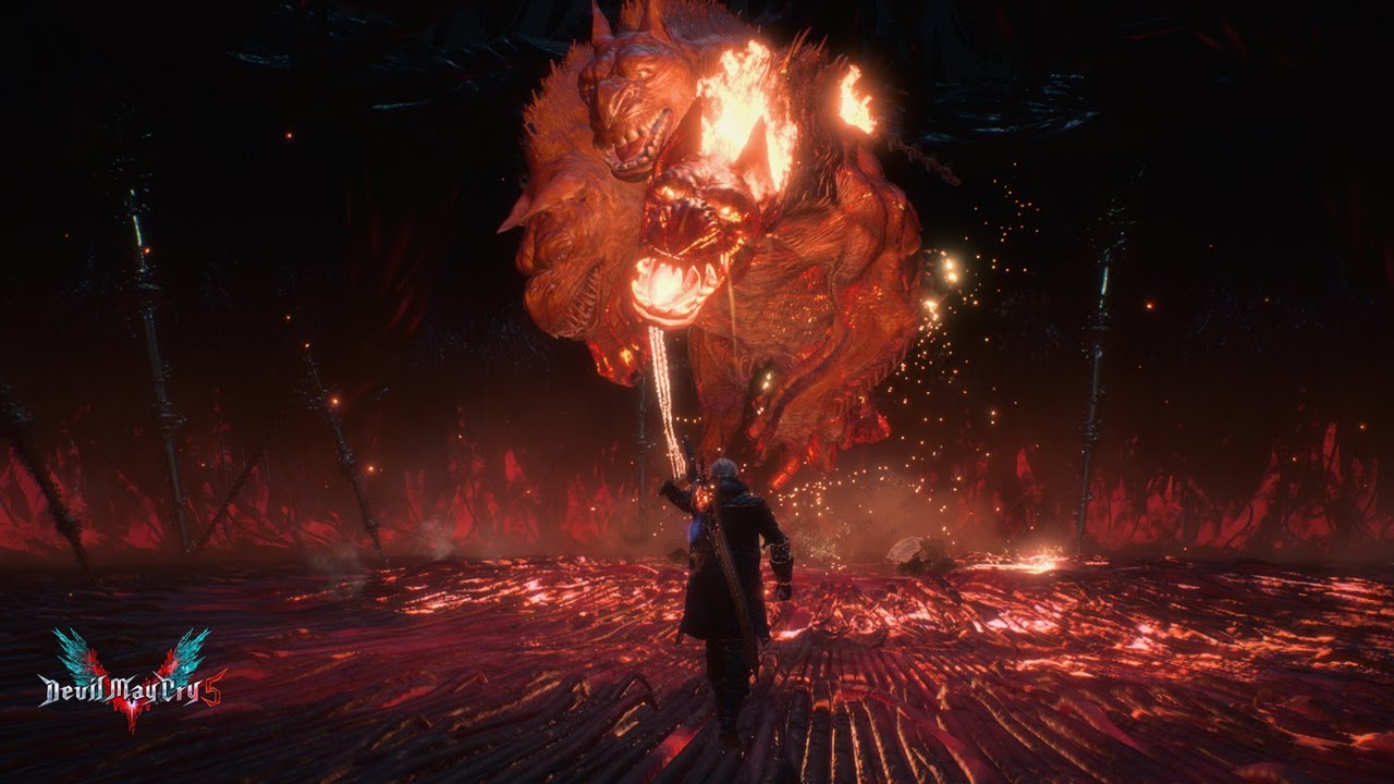 DMC5-Nero vs KingCerberus-ShowDown!