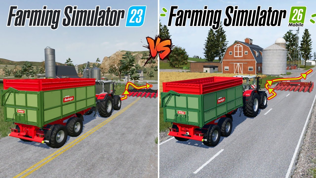 FS23 vs FS26 | Ai Helper Test on Blocked Road!