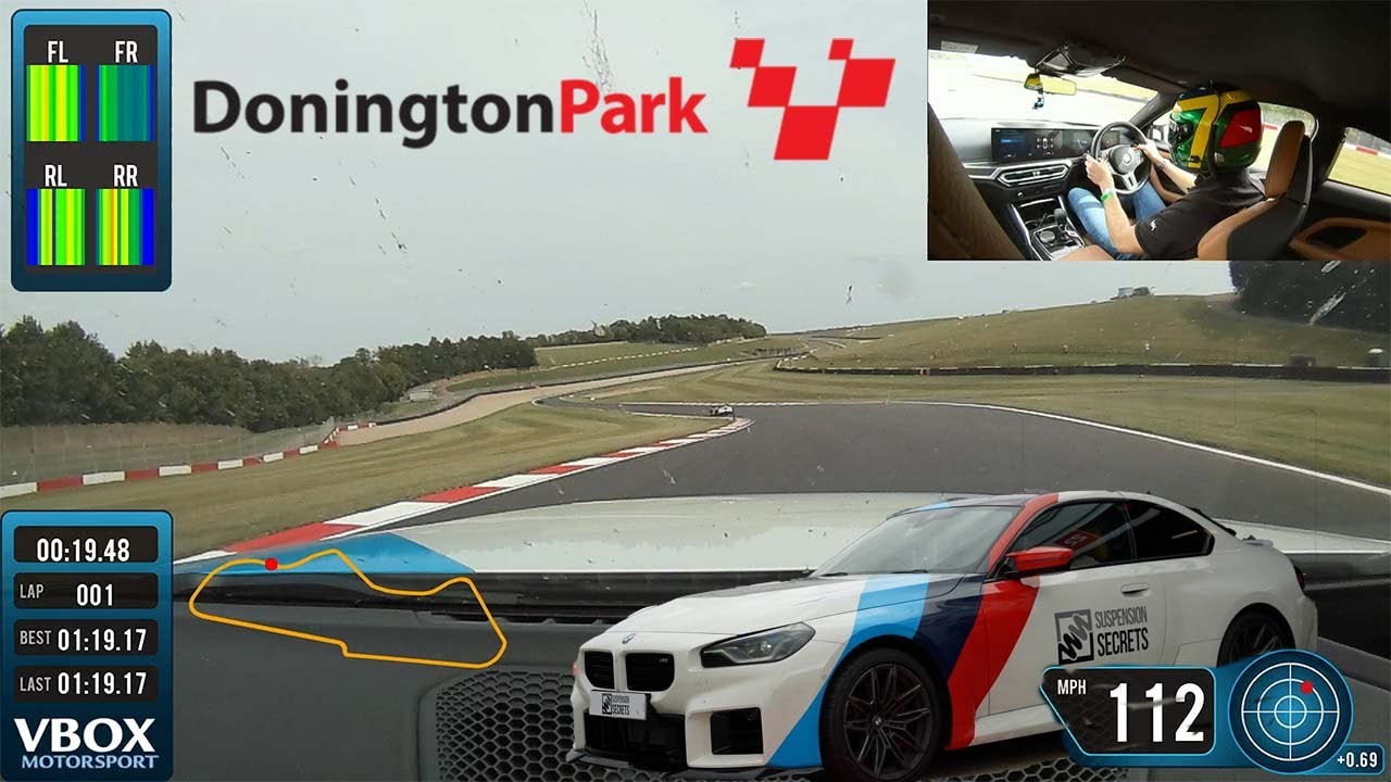 BMW M2 G87 ON-BOARD Donington Park National Circuit-