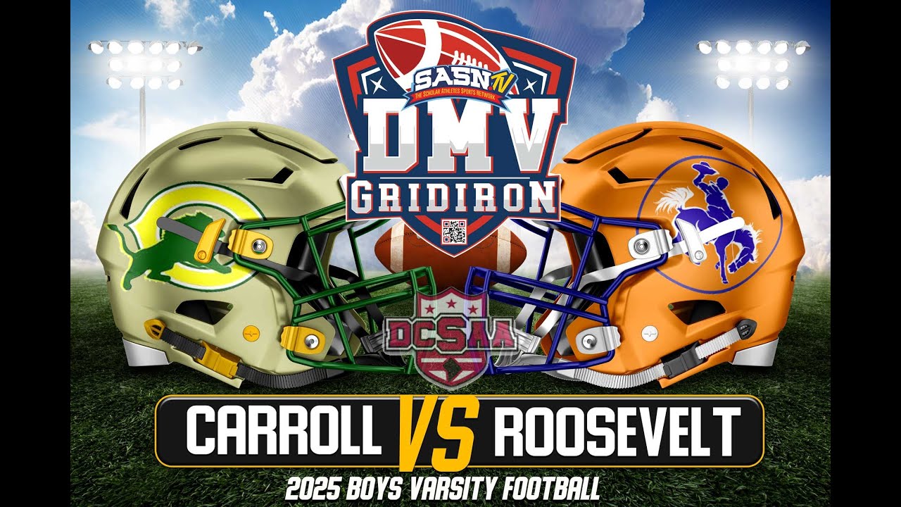 Archbishop Carroll Lions Vs Roosevelt Rough Riders | DCSAA Varsity Football Game Highlights