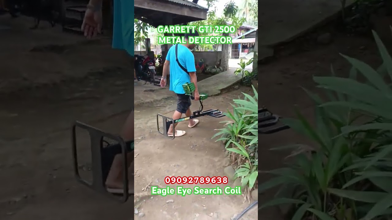 GARRETT GTI 2500 METAL DETECTOR / EAGLE EYE SEARCH COIL