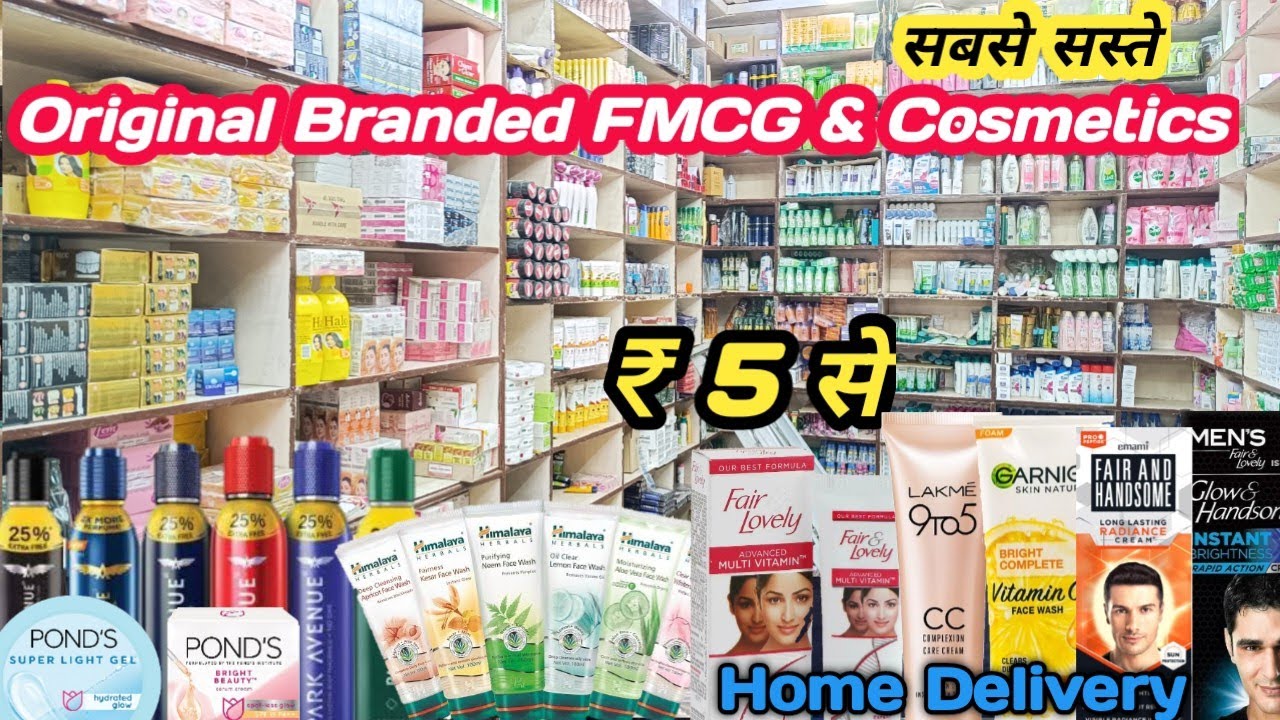 Branded fmcg wholesale market in Delhi | Original Branded Cosmetic | R P General Store Sadar Bazar