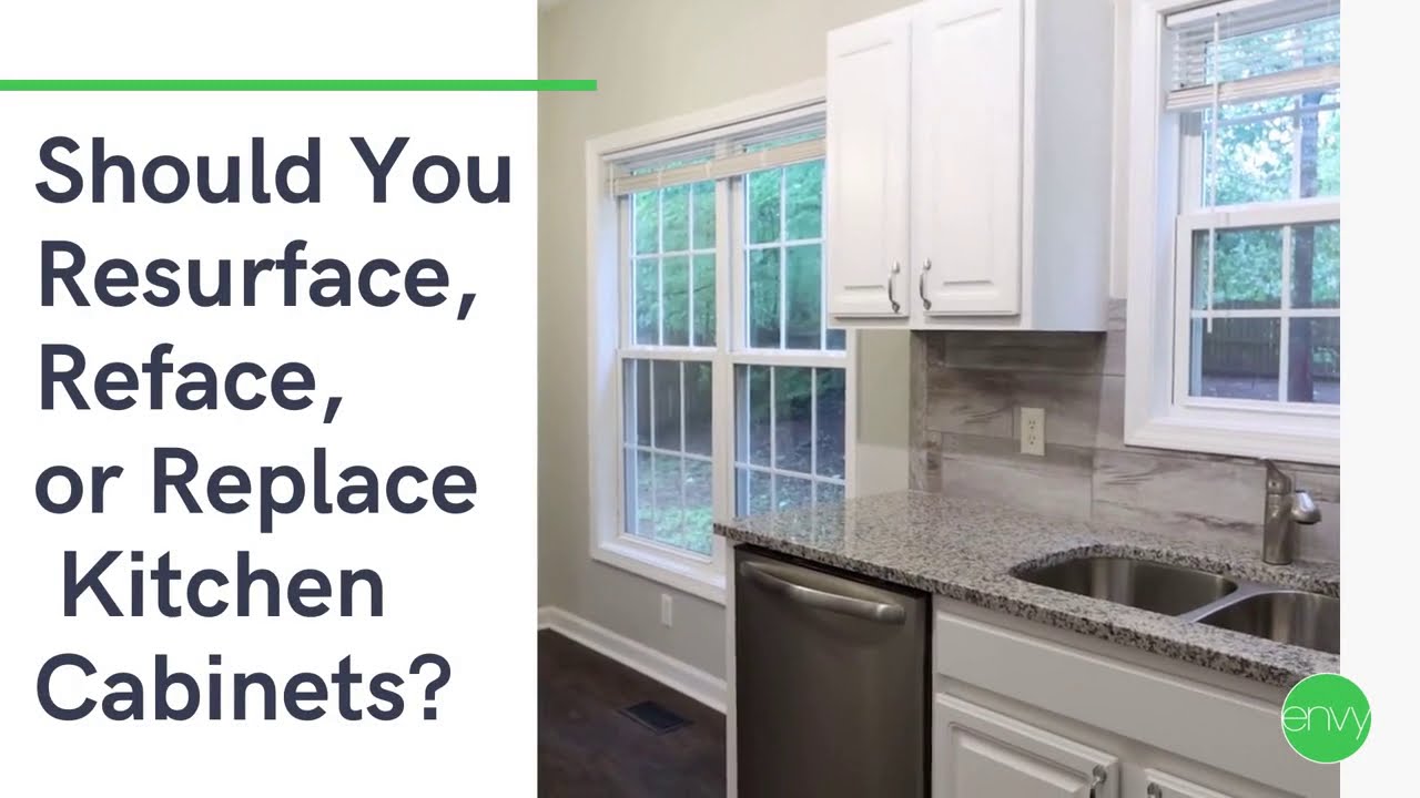Should You Resurface, Reface, or Replace Your Kitchen Cabinets?