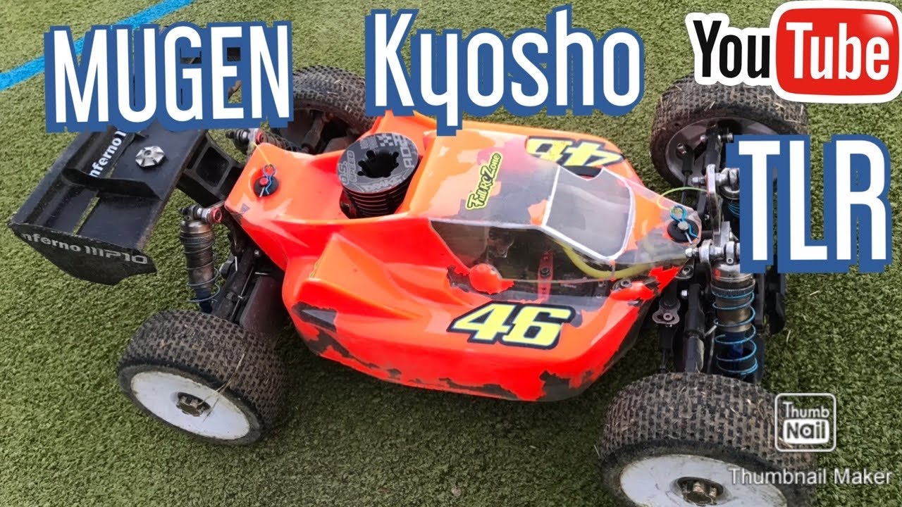 🔥BUGGY 1/8 THERMIQUE - TLR X ELITE - KYOSHO MP10 - MUGEN MBX7 🔥